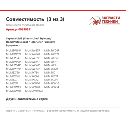 Венчик для взбивания Bosch 00659891