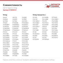 Свеча поджига Smeg 810930121