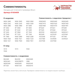 Насадка для точечного триммера Braun 81634459